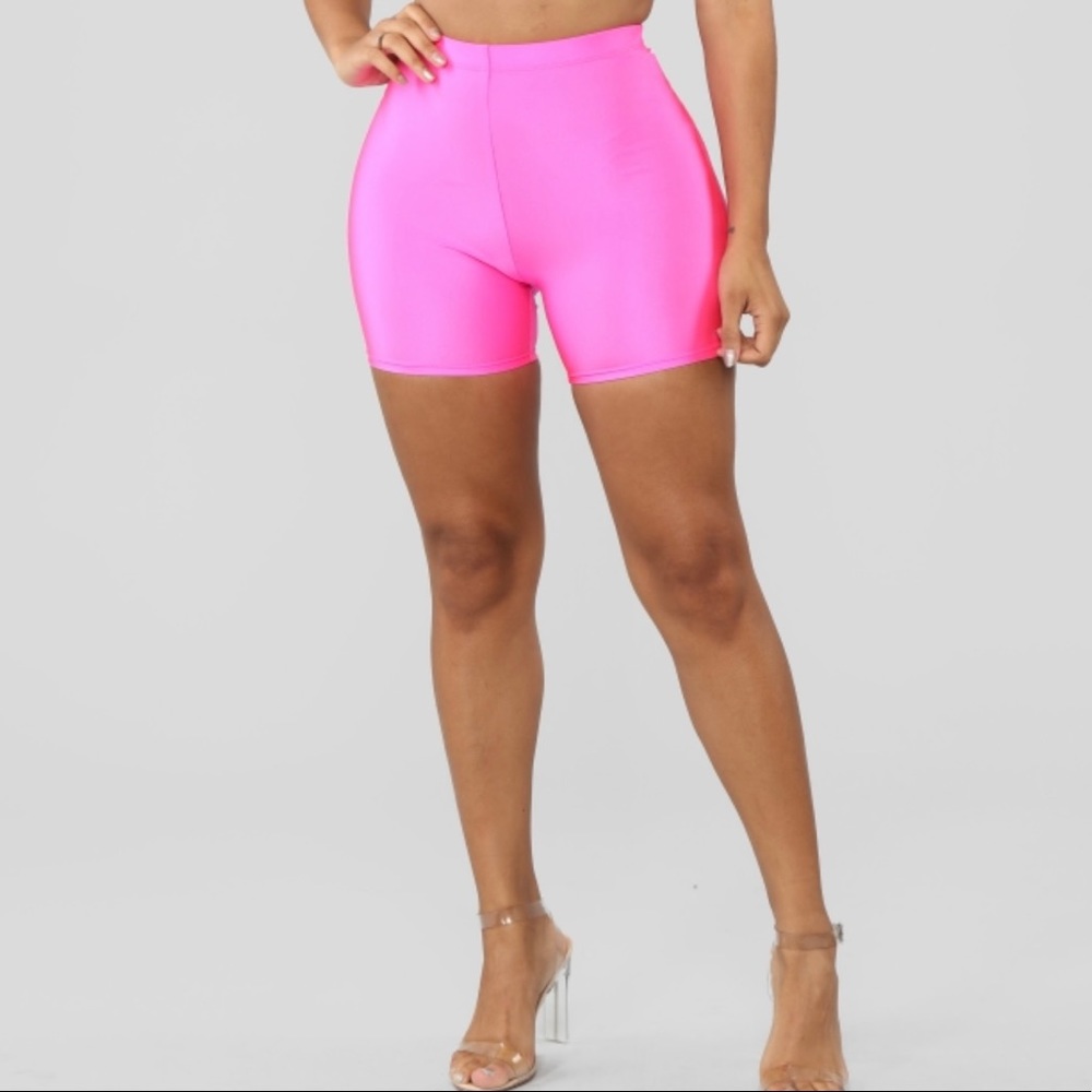 Mini Pink Biker Shorts